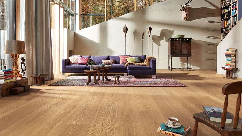 Plancher bois MEISTER Lindura HD 400 - 08906 Chêne nature pure huilé naturel 2200 x 270 x 11 mm (500213-2200270-08906)
