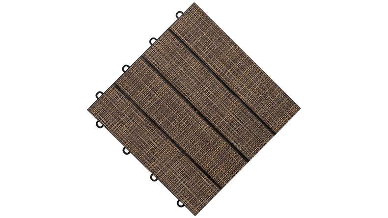 planeo carreau de terrasse en plastique - marron
