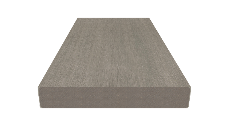 planeo UNIDeck - Lame de terrasse en WPC CoEx, gris clair, 3 m - texturée/brossée lisse