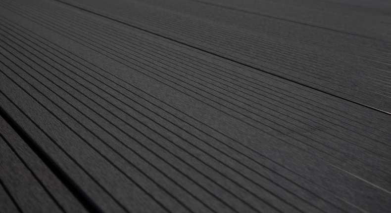 planeo TitanWood - XL lame creuse 4m gris foncé