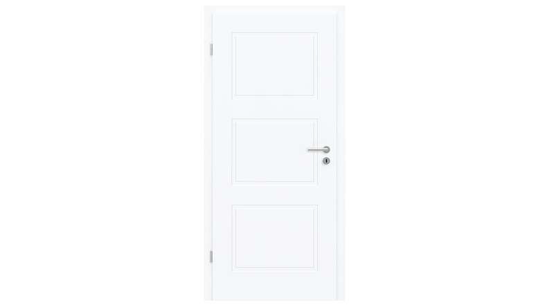 planeo Porte intérieure design PUREA Essence 3 laque blanche 9003 chant design | laqué - 1985 x 610|735|860|985 mm