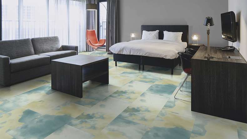 Forbo Allura Material 55 Vinyle adhésif - Calming Sky (638741DR5_con)
