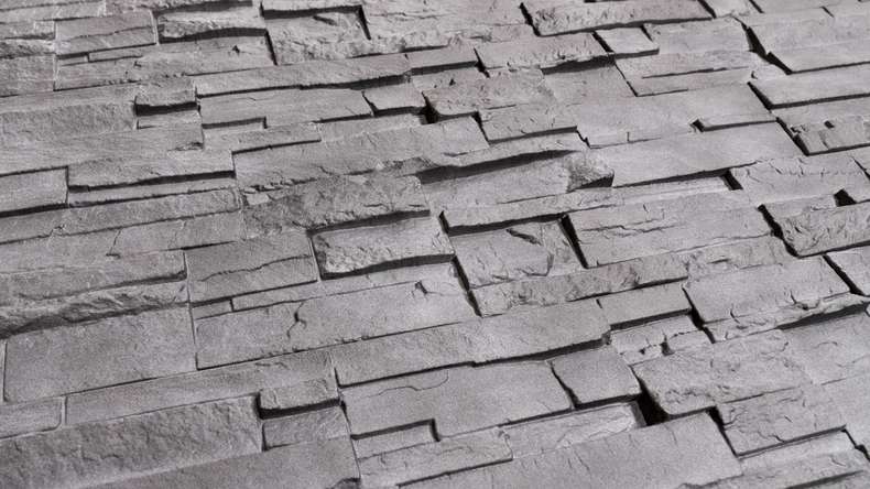 planeo revêtement mural aspect pierre - NovikStone DS Anthracite - 1054 x 334 mm