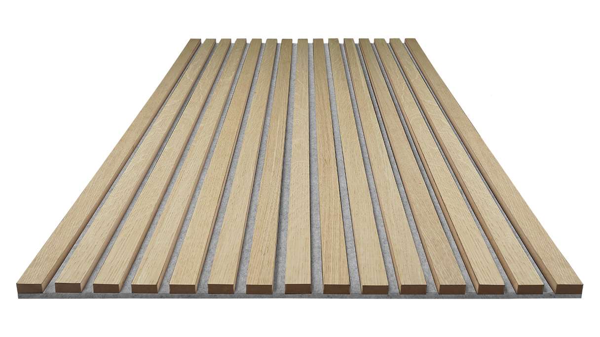 Skaben Panneau acoustique SilentWall Pro - Chêne brun clair - 250 x 60 cm