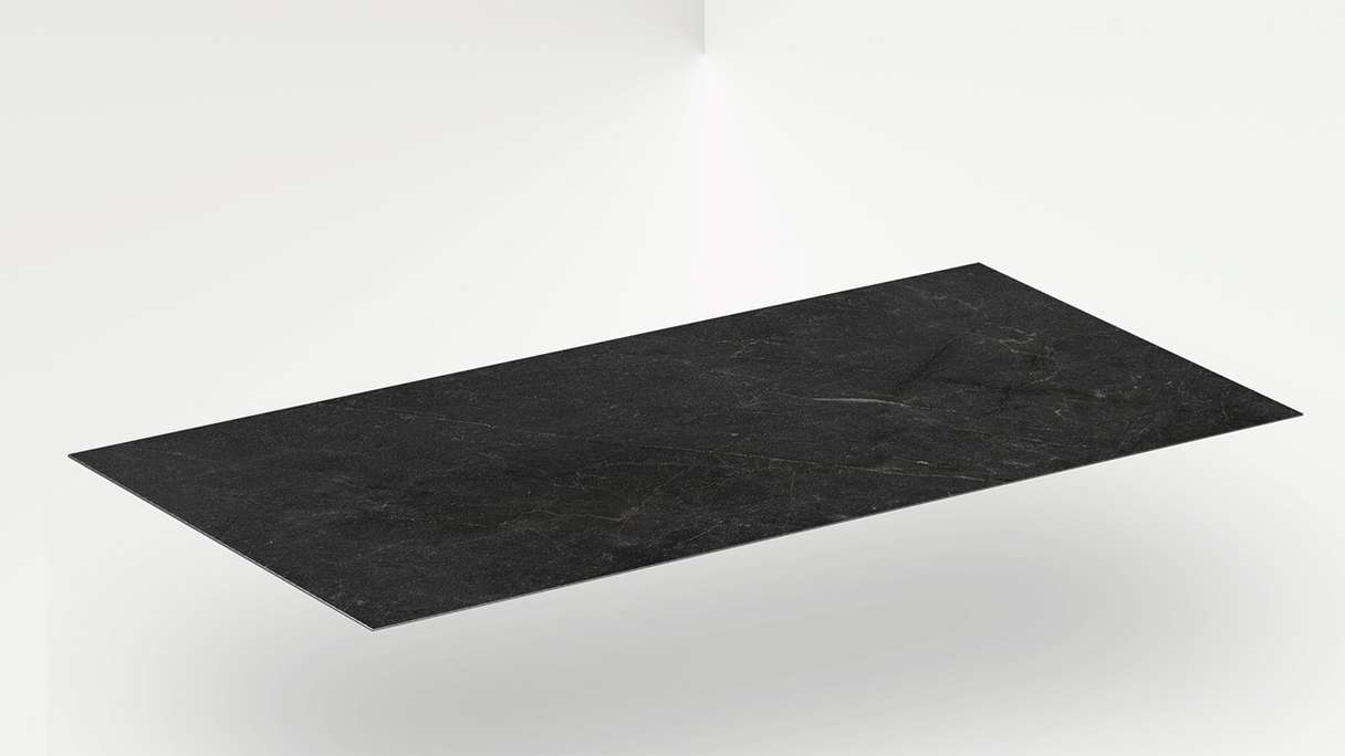 planeo Revêtement mural SPC - CeraRock Tile Black Slate 120 x 60 cm