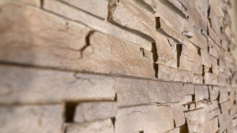 planeo panneau de façade aspect pierre - NoviStone Brownstone 1054 x 334 mm