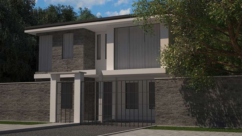 planeo StoneWall Solid Latte de pierre - ardoise