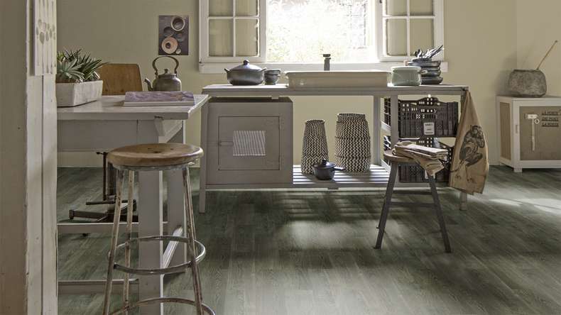 Forbo Allura Wood 55 Vinyle adhésif - Sage Ash 750 x 150 mm (63664DR5)