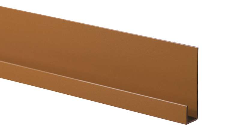 Trespa Proface profilé de finition - Romantic Walnut 3000 mm