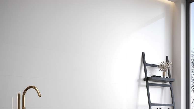 planeo Revêtement mural plastique - Wall&Floor Design White high gloss