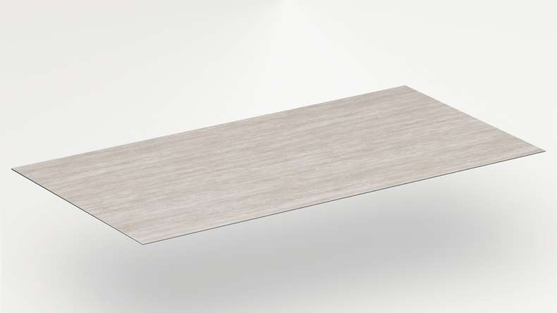 planeo Revêtement mural SPC - CeraRock Tile Stripes Light Travertine 120 x 60 cm