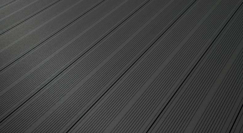 planeo TitanWood - XL lame creuse 4m gris foncé