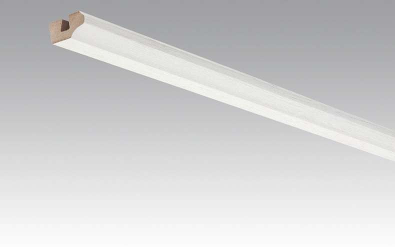Plinthes MEISTER plinthes de plafond en pin blanc arctique 4099 - 2380 x 38 x 19 mm
