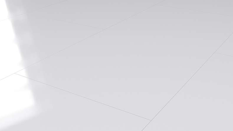 planeo Sol PVC clipsable - Rigid Blanc brillant Chanfrein en V (100P3005)