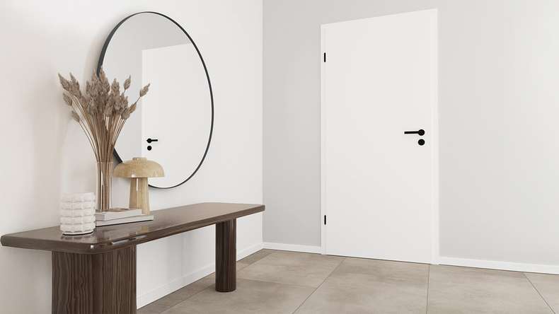 planeo Porte intérieure PUREA Calma blanc 9003 Chant design | CPL - 2110 x 610|735|860|985 mm