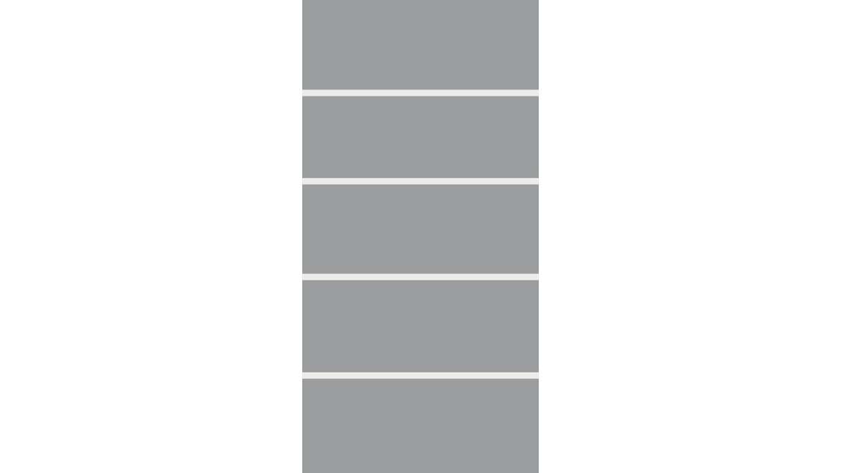 planeo Gardence Flair - Brise vue Verre Vertical Bande de bloc 90 x 180 cm
