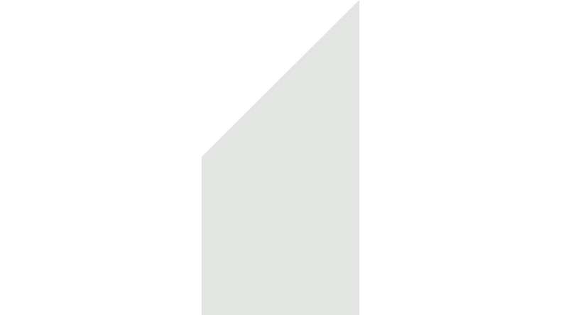 planeo Gardence Flair - Brise-vue en verre incliné 90 x 180 cm