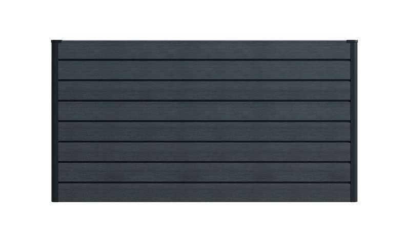 planeo BPC-Rhombus bac surélevé rectangulaire - gris pierre co-ex. 150 x 70 x 79 cm