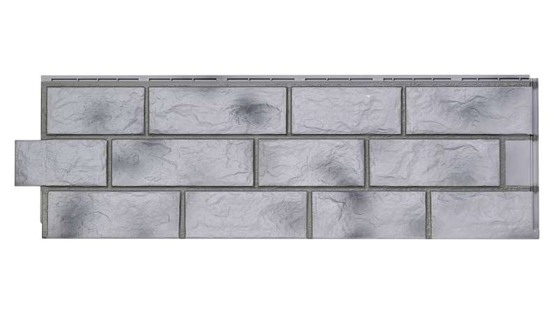 Zierer plaquettes de parement exterieur aspect pierre de carrière BS1 - 1140 x 359 mm signal gris flammé en PRV