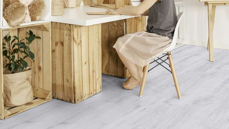 Gerflor vinyle adhésif - Virtuo 55 Glue Down Sunny snow | Aspect authentique (39261477)