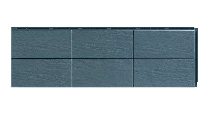 Zierer façade aspect argile Terra - 1115 x 359 mm anthracite en PRFV