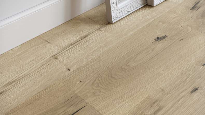 SKAVA rigide Sol PVC clipsable - Home Corn Oak | isolation phonique intégrée (LO-1095)