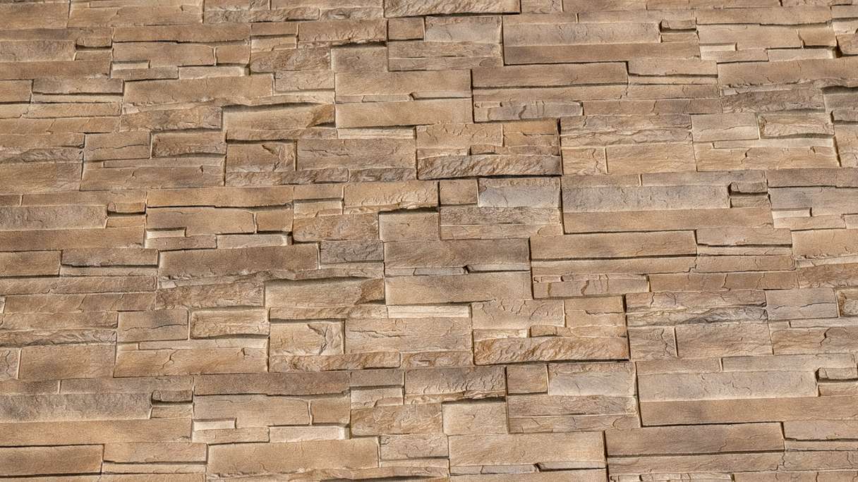 planeo revêtement mural aspect pierre - NovikStone DS Brownstone - 1054 x 334 mm