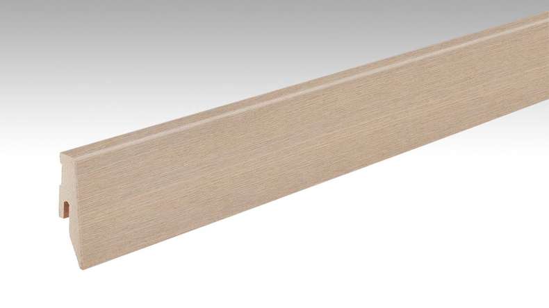 MEISTER Plinthes acier inoxydable DF 063 - 2380 x 80 x 18 mm