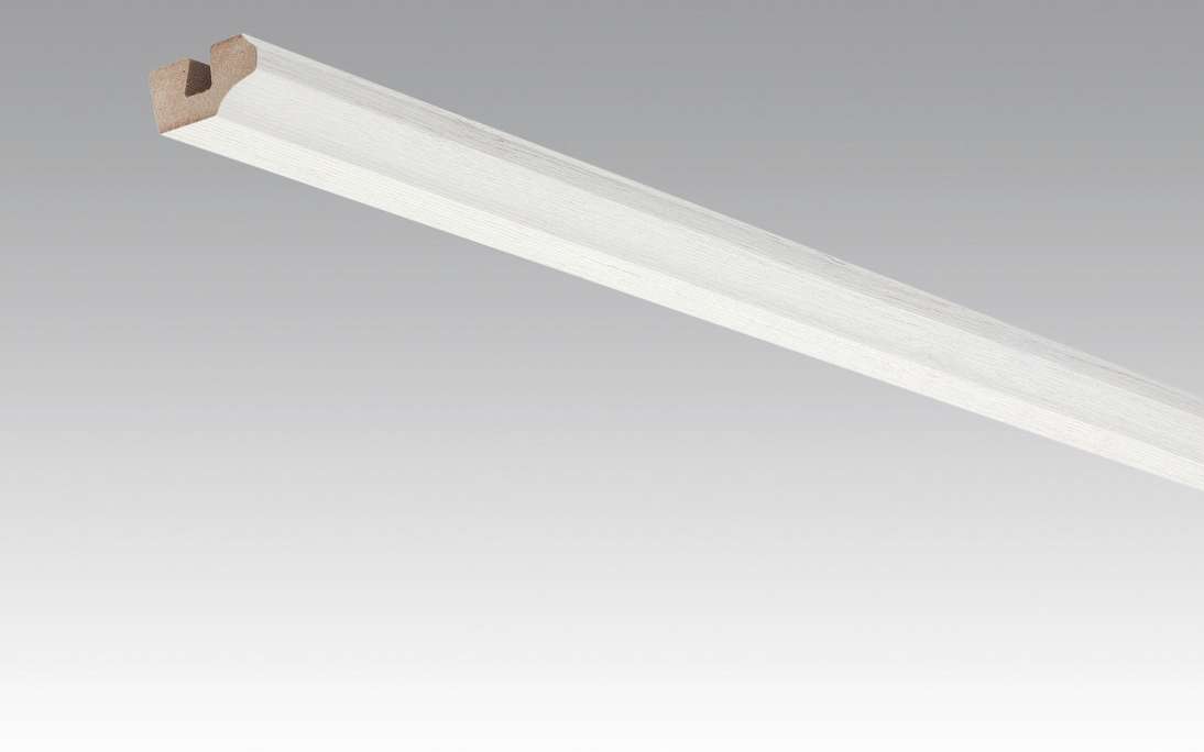 Plinthes MEISTER plinthes de plafond en pin blanc arctique 4099 - 2380 x 38 x 19 mm