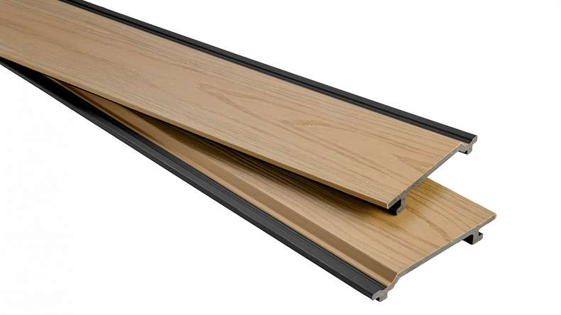 planeo NOVA - Panneau de façade WPC CoEx Classic, couleur sable, 2,90 m