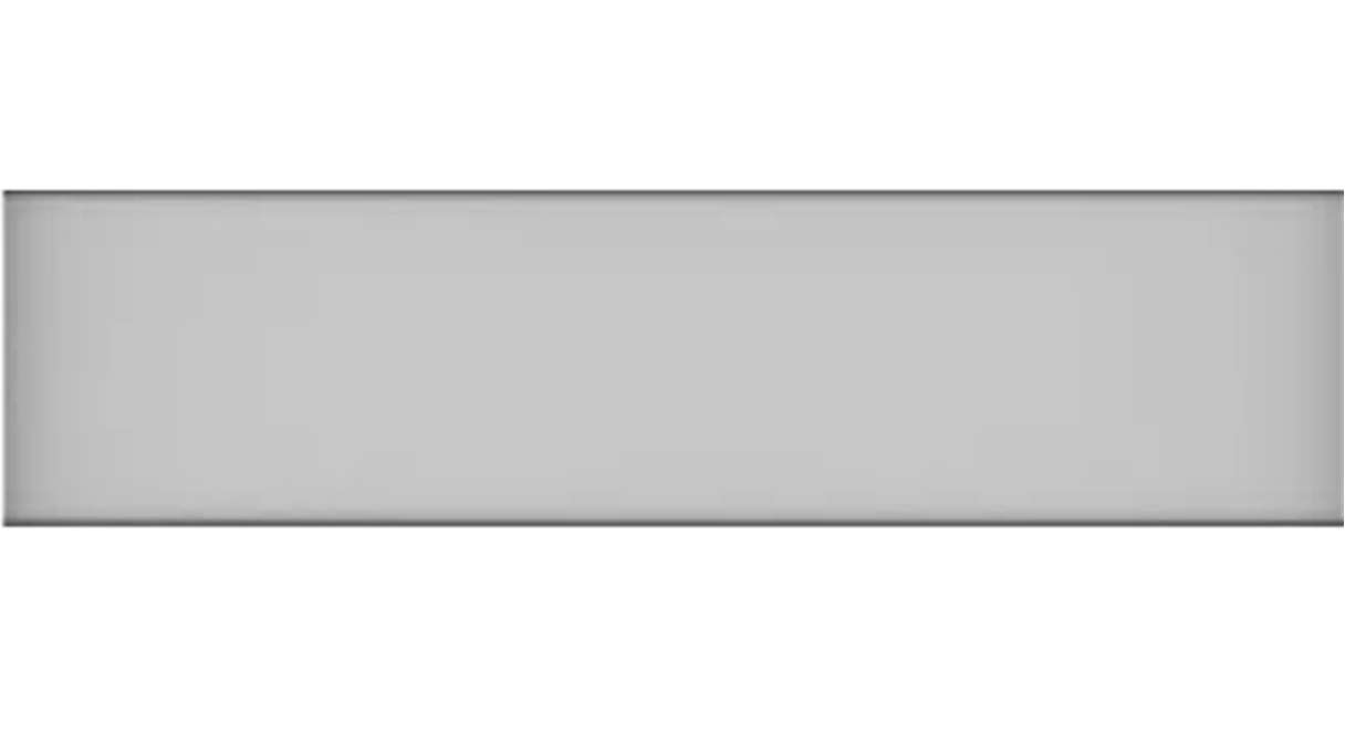 planeo Gardence Resistant - Profilé simple gris uni 180 x 45 x 8mm