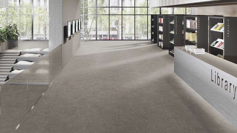Revêtement de sol industriel Gerflor - Creation 70 Connect Dock Taupe (36900087)