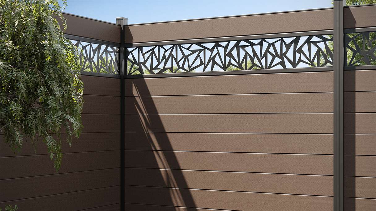planeo Gardence Strong - Clôture composite Carré Terra