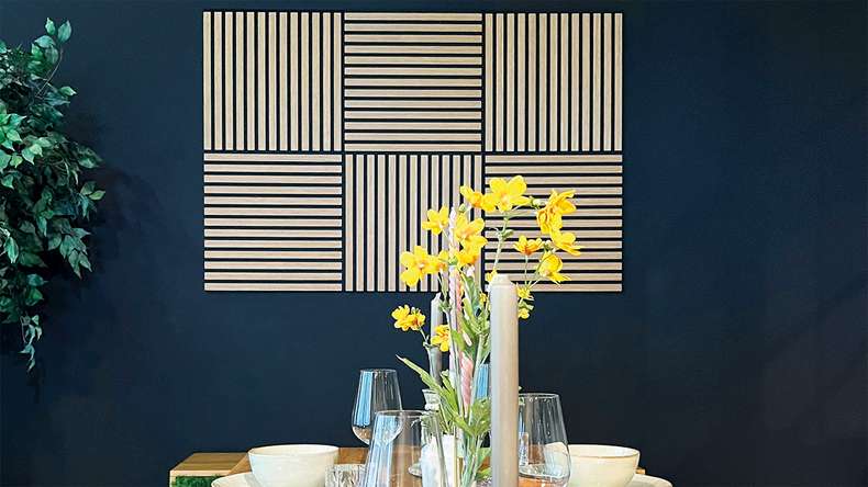 planeo Panneau acoustique - MixWall Timber Touch Althea Oak 52 x 52 cm | Placage en bois véritable (PLMW-10011A)
