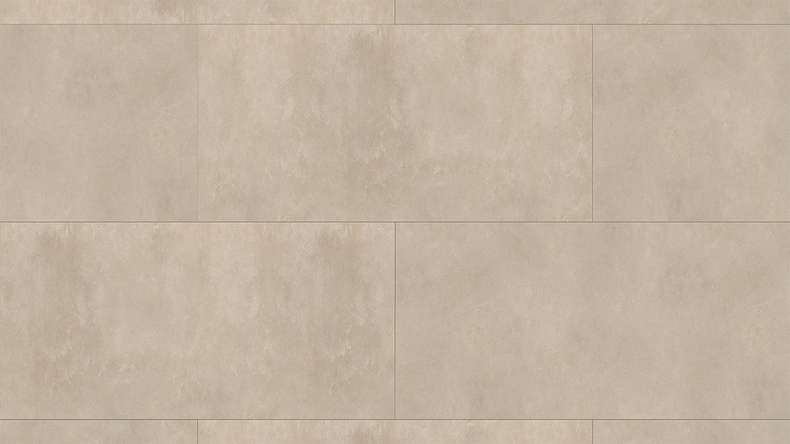 planeo Vinyle à clic rigide - Luna Beige XXL Carreau | Isolation phonique intégrée (DF-KF-994-030)