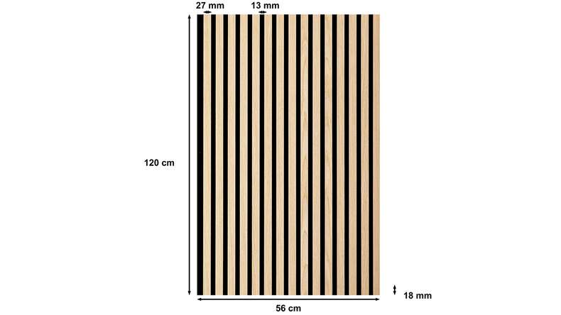 Skaben Panneau acoustique SilentWall - Chêne Naturel Clair