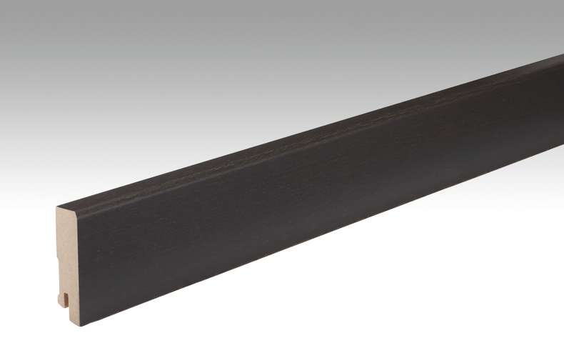 Plinthes MEISTER chêne noir-brun 1009 - 2380 x 60 x 16 mm