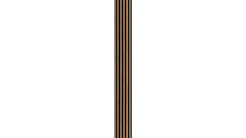 Skaben Panneau acoustique SilentWall Comfort - Chêne rustique - 250 x 30 cm