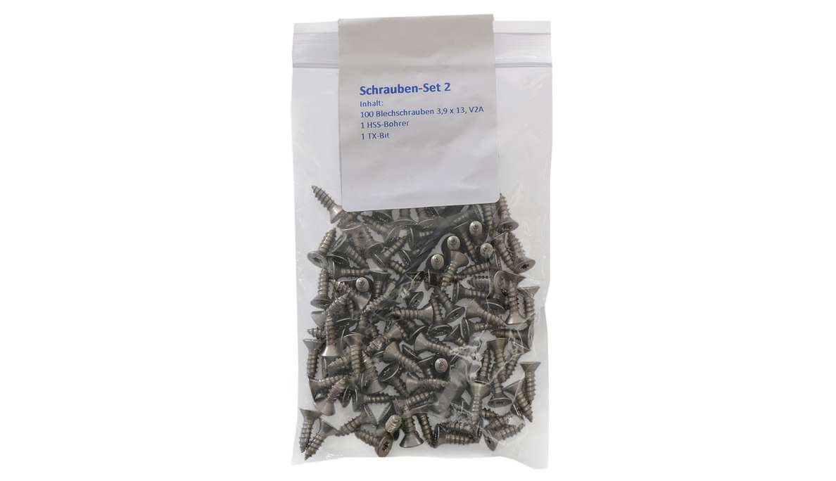 planeo vis autotaraudeuses V2A 3,9x13 - 100 pcs + foret et embout