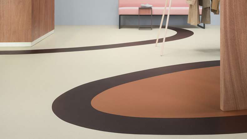 Forbo Linoleum Marmoleum Cocoa - blanc chocolat 3584