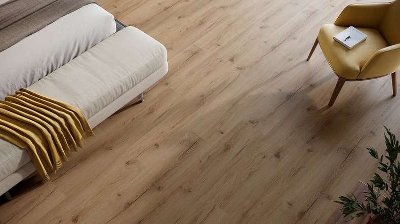 planeo Vinyle à clic rigide - HOMEtec Basic 30 IXPE Earth Oak | Isolation phonique intégrée (RP-E30-4)