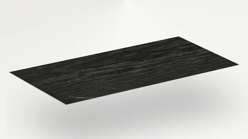 planeo Revêtement mural SPC - CeraRock Tile Stripes Black Slate 120 x 60 cm