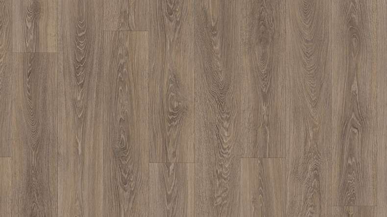 Gerflor vinyle à coller - Creation 30 Charming Oak Smoked | Grain synchronisé