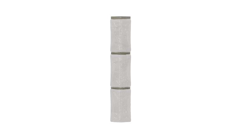 Zierer angle aspect pierre de carrière pour BS1 - 54 x 54 x 345 mm blanc en PRV