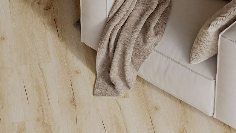 planeo Vinyle à clic rigide - HOMEtec Basic 30 IXPE Earth Oak | Isolation phonique intégrée (RP-E30-4)