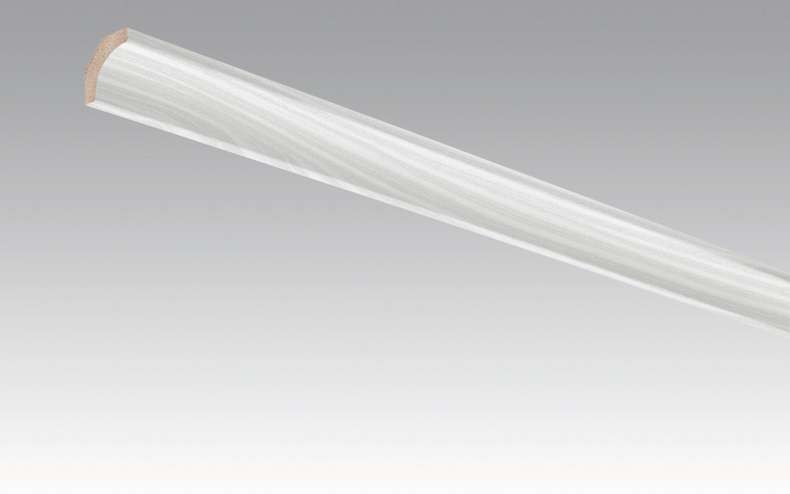 Plinthes MEISTER en cendre d'argent 330 - 2380 x 22 x 22 mm