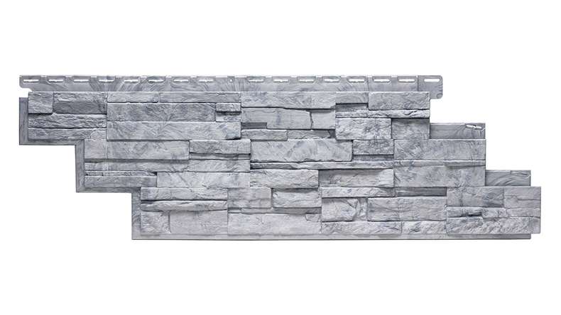 planeo panneau de façade aspect pierre - NoviStone Grigio 1054 x 334 mm
