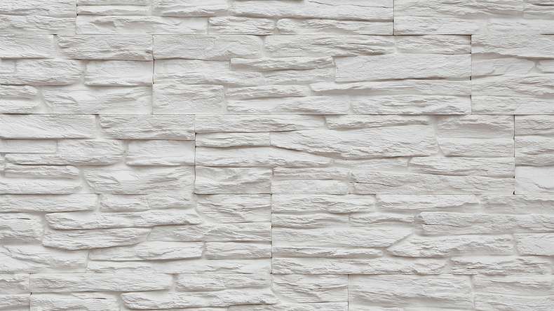 planeo StoneWall Solid briquette de parement - Mont Blanc
