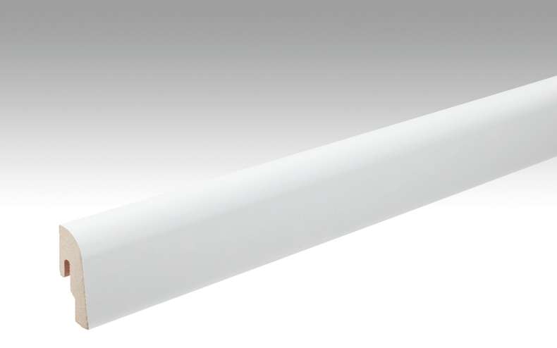 Plinthes MEISTER Blanc à peindre DF 2222 - 2380 x 50 x 22 mm