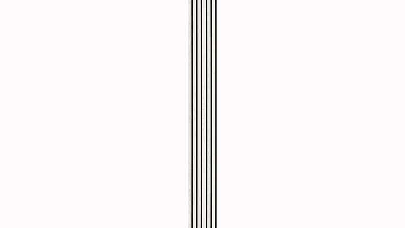 Skaben Panneau acoustique SilentWall Comfort - Chêne blanc - 250 x 30 cm